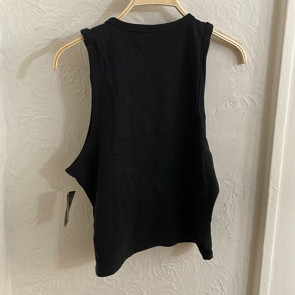 SOCIAL COLLISION Girls' Drippy Rib Cage Muscle Tank Top Size XL 13-15 In Black - Picture 7 of 8